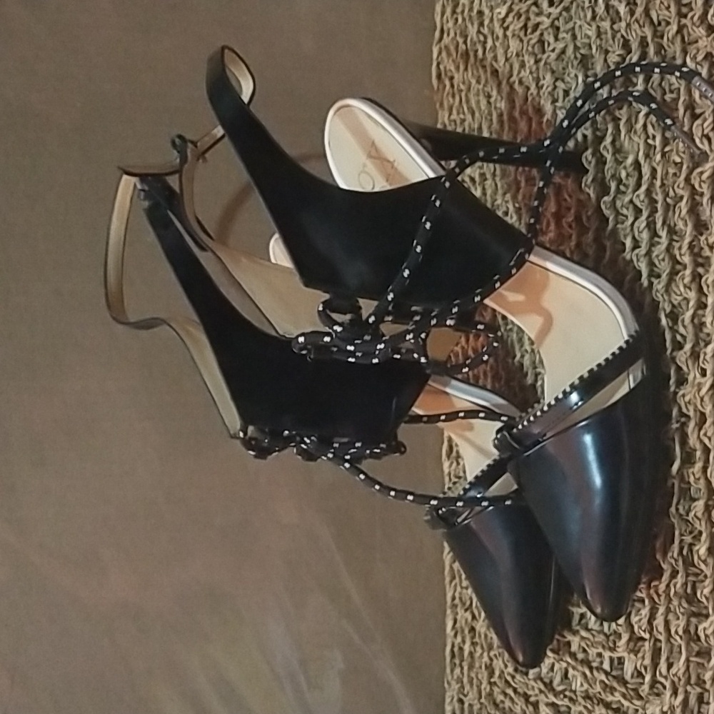 GX by Gwen Stefani Black Strappy Women's Shoes Size 8